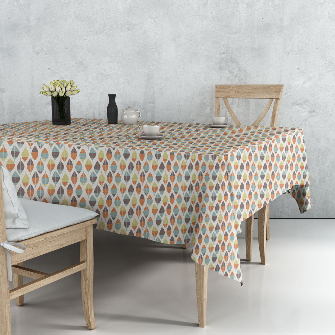 Premium Cotton Canvas Table Cover for Home and Events, 40X60 Inches