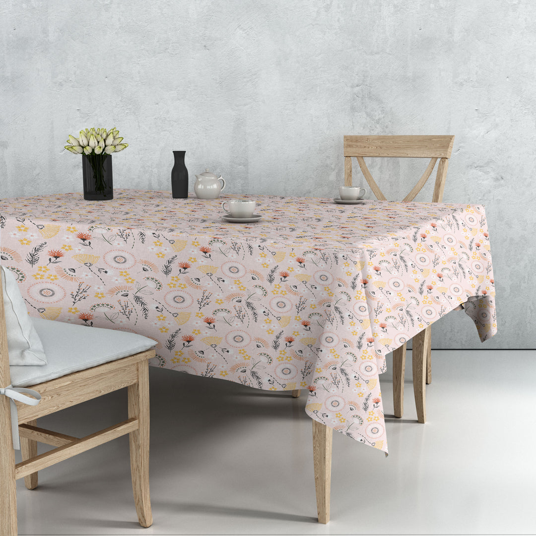 Premium Cotton Canvas Table Cover for Home and Events, 40X60 Inches