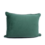 Load image into Gallery viewer, Velvet Cushion Cover with Piping - Perfect for Home Décor Rectangular Set of 2 ,Green