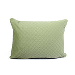 Load image into Gallery viewer, Both Side Quilted Velvet Rectangular Cushion Cover (Set of 2), Mehndi