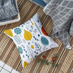 Load image into Gallery viewer, Multi-Color Leaf Printed Canvas Cotton Cushion Covers, Set of 2