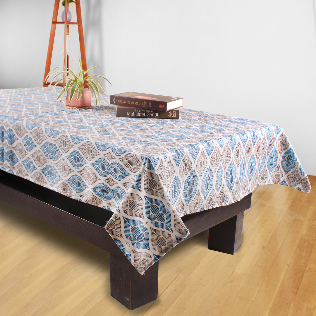 Premium Cotton Canvas Table Cover for Home and Events, 40X60 Inches