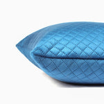 Load image into Gallery viewer, Both Side Quilted Velvet Cushion Cover (Set of 5), Blue