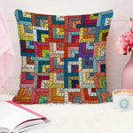 Load image into Gallery viewer, Abstract Printed Cotton Canvas Cushion Covers, Set of 5