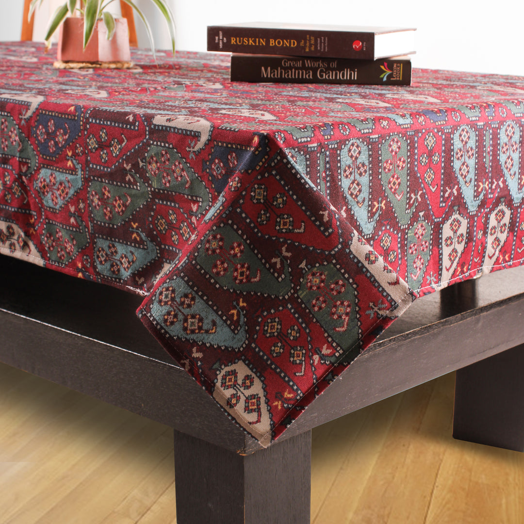 Premium Cotton Canvas Table Cover for Home and Events, 40X60 Inches