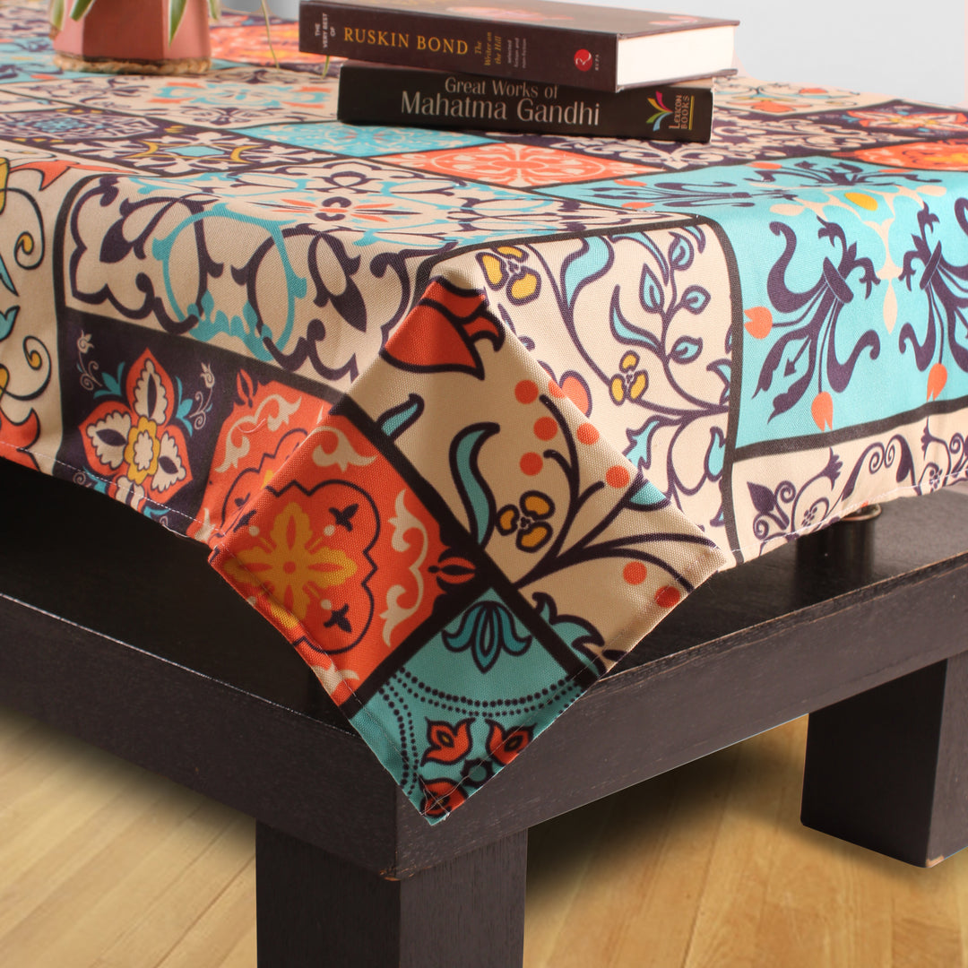 Premium Cotton Canvas Table Cover for Home and Events, 40X60 Inches