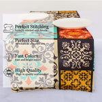 Load image into Gallery viewer, Geometric Cotton Canvas Table Runner