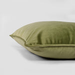 Load image into Gallery viewer, Velvet Cushion Cover With Piping - Perfect for Home Décor Set of 2, Mehndi