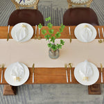 Load image into Gallery viewer, Luxurious Velvet Table Runner for Elegant Dining, Beige