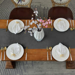 Load image into Gallery viewer, Luxurious Velvet Table Runner for Elegant Dining, Grey
