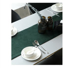 Load image into Gallery viewer, Luxurious Velvet Table Runner for Elegant Dining, Green
