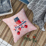 Load image into Gallery viewer, Owl Printed Cotton Canvas Cushion Cover, Pack of 5