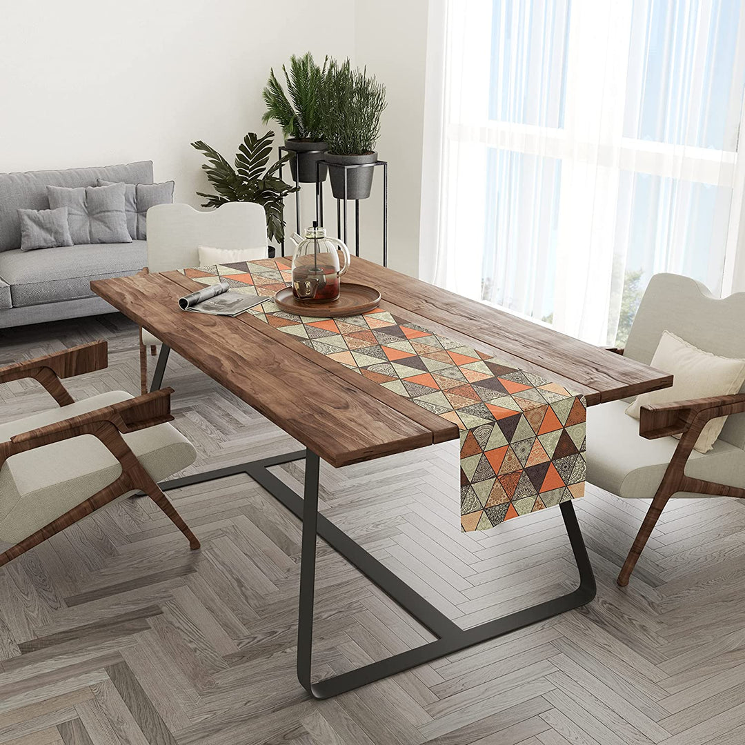 Calm Breeze Exotic Canvas Table Runner for a Summery Look