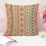 Load image into Gallery viewer, Ethnic Geometrical Printed Canvas Cotton Cushion Covers, Set of 2