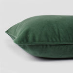 Load image into Gallery viewer, Velvet Cushion Cover with Piping - Perfect for Home Décor Rectangular Set of 2 ,Green