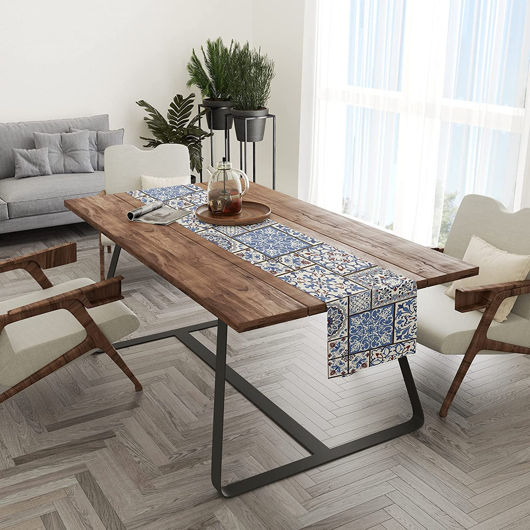 Ethnic Box Exotic Canvas Table Runner for a Summery Look