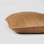 Load image into Gallery viewer, Velvet Cushion Cover With Piping - Perfect for Home Décor Rectangular Set of 2 ,Brown