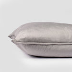 Load image into Gallery viewer, Velvet Cushion Cover With Piping - Perfect for Home Décor (Set of 2), Grey