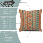 Load image into Gallery viewer, Ethnic Geometrical Printed Canvas Cotton Cushion Covers, Set of 2