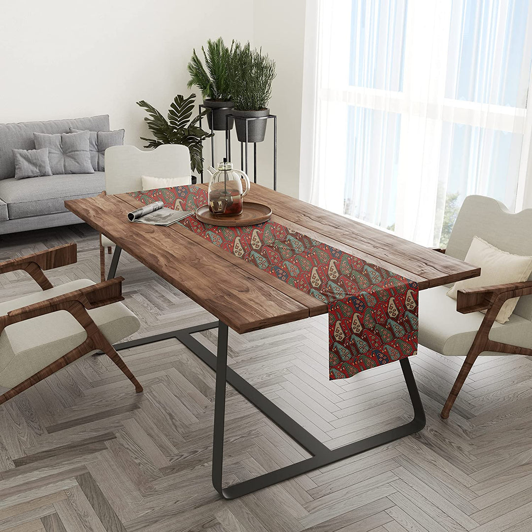 Serenity Exotic Canvas Table Runner for a Summery Look