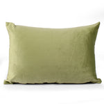 Load image into Gallery viewer, Soft Luxurious Velvet Cushion Covers Rectangular Set of 2 ,Mehndi