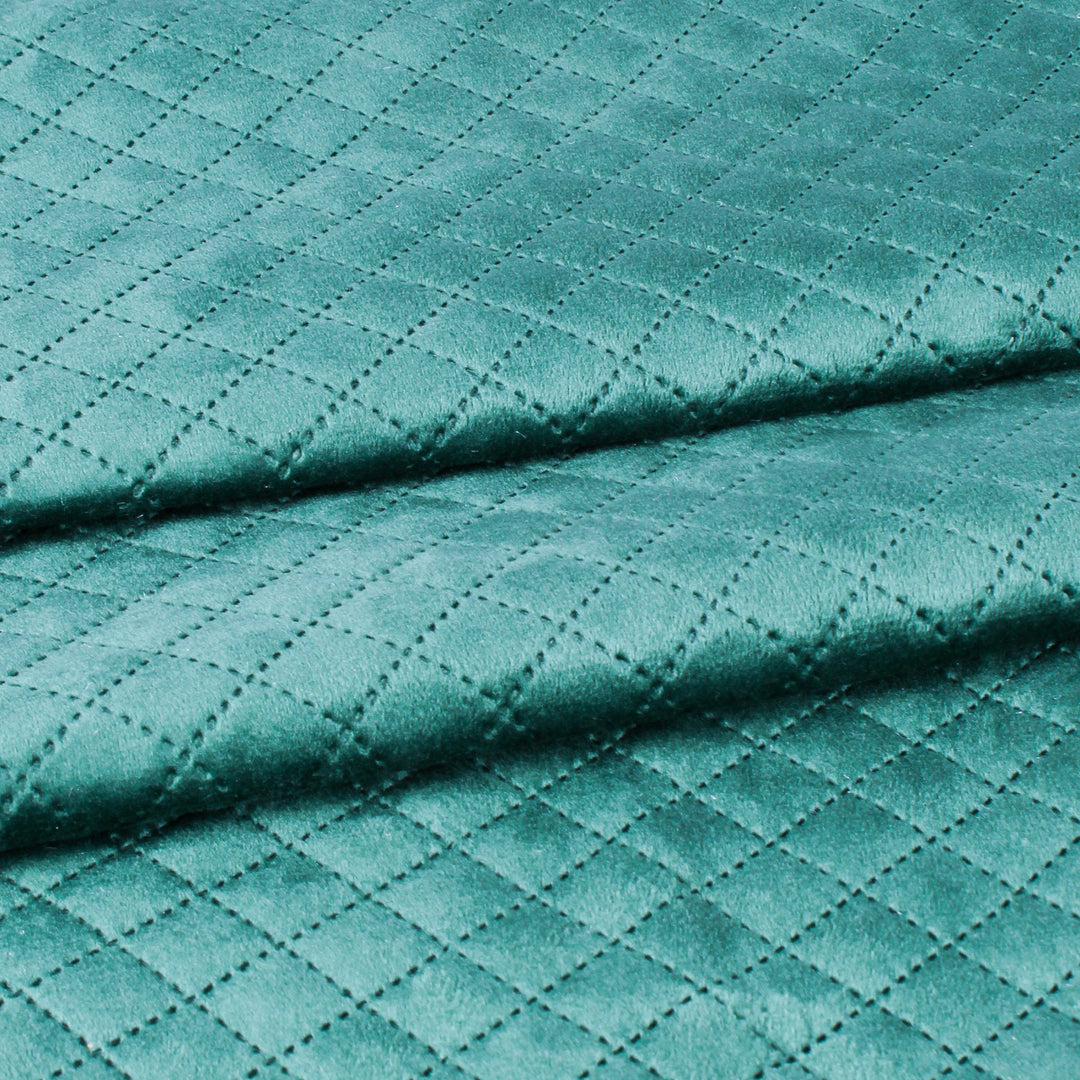 Both Side Quilted Velvet Rectangular Cushion Cover (Set of 2), luxury