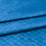 Load image into Gallery viewer, Both Side with PomPom Quilted Velvet Cushion Cover (Set of 2), Blue