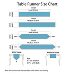Load image into Gallery viewer, Refreshing Waterfall Exotic Canvas Table Runner for a Summery Look With Tassel