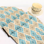 Load image into Gallery viewer, Mystical Nightfall Exotic Canvas Table Runner for a Summery Look With Tassel