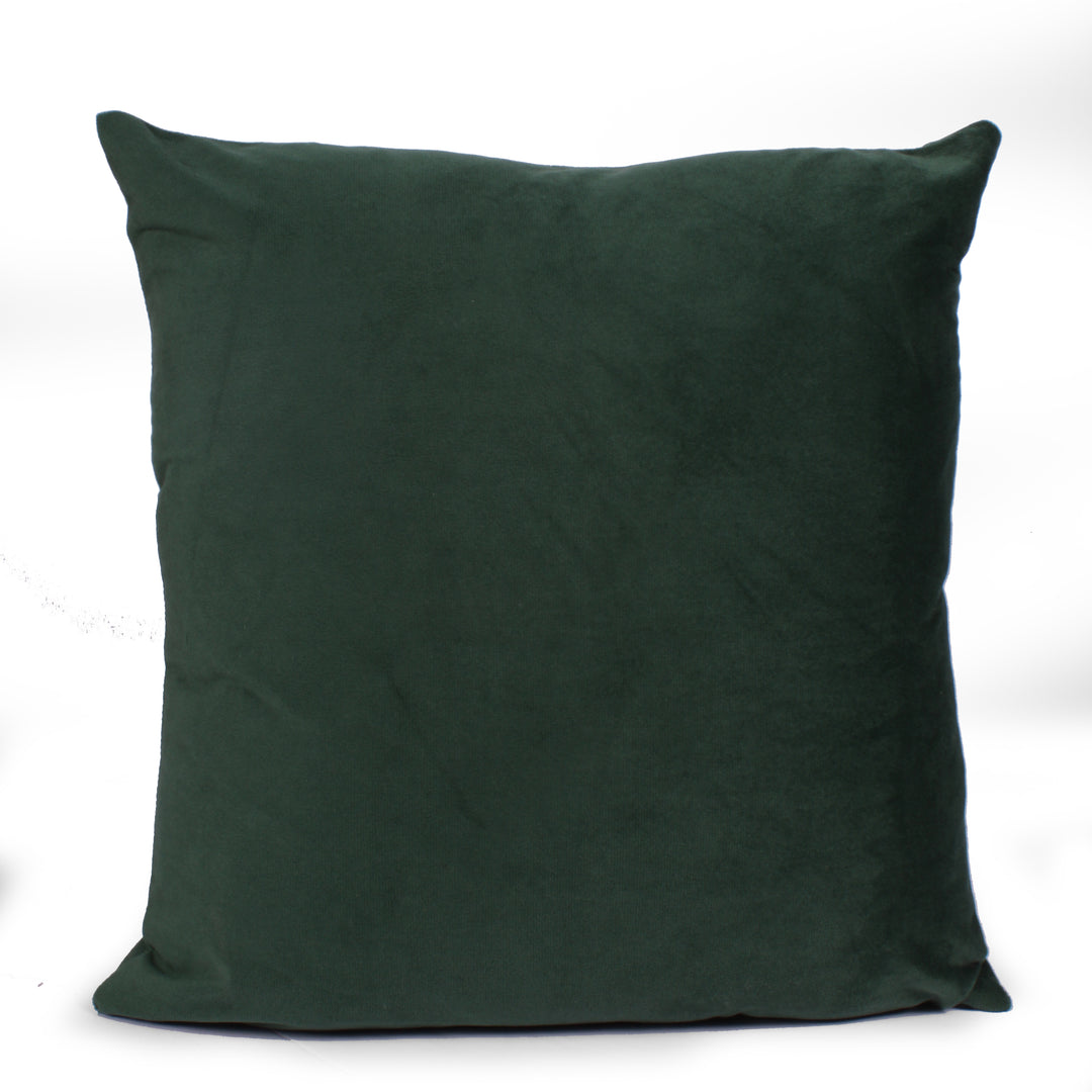 Soft Luxurious Velvet Cushion Covers Set of 2, Green