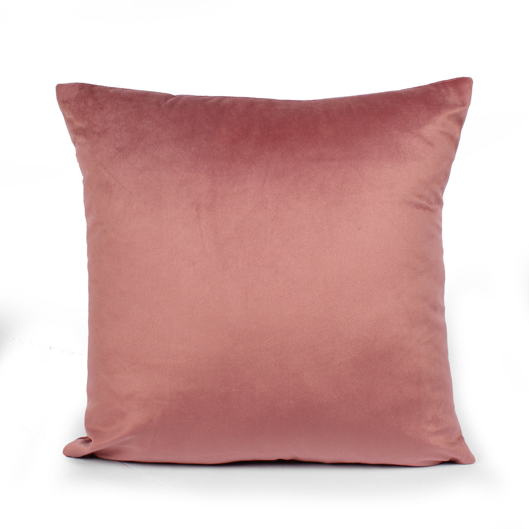 Soft Luxurious Velvet Cushion Covers Set of 2, Peach
