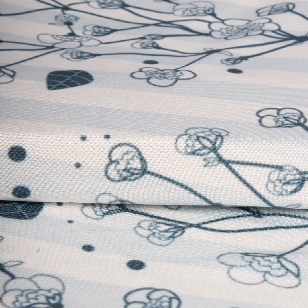 Floral Dendrite Stretchable/Spandex Printed Sofa Slip Cover