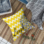 Load image into Gallery viewer, Yellow Bird Floral Printed Canvas Cotton Cushion Covers, Set of 2