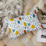 Load image into Gallery viewer, Multi-Color Leaf Printed Canvas Cotton Rectangular Cushion Covers, Set of 2