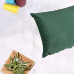 Load image into Gallery viewer, Soft Luxurious Velvet Cushion Covers Rectangular Set of 2 ,Green