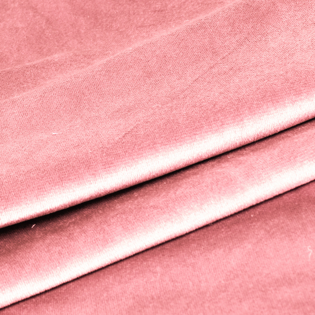 Velvet Cushion Cover With Piping - Perfect for Home Décor Set of 2, Peach