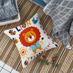 Load image into Gallery viewer, Animal Printed Cotton Canvas Decorative Cushion Cover , Set of 2