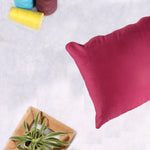 Load image into Gallery viewer, Soft Luxurious Velvet Cushion Covers Rectangular Set of 2 ,Maroon