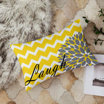 Load image into Gallery viewer, Yellow Bird Floral Printed Canvas Cotton Rectangular Cushion Covers, Set of 2