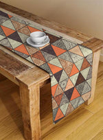 Load image into Gallery viewer, Calm Breeze Exotic Canvas Table Runner for a Summery Look
