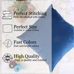 Load image into Gallery viewer, Soft Luxurious Velvet Cushion Covers Set of 5, Blue