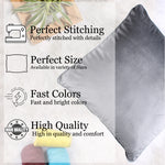 Load image into Gallery viewer, Velvet Cushion Cover With Piping - Perfect for Home Décor (Set of 2), Grey