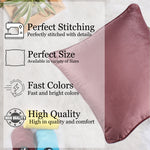 Load image into Gallery viewer, Velvet Cushion Cover With Piping - Perfect for Home Décor Set of 2, Peach