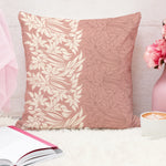 Load image into Gallery viewer, Peach & Green Floral Printed Canvas Cotton Rectangular Cushion Covers, Set of 2