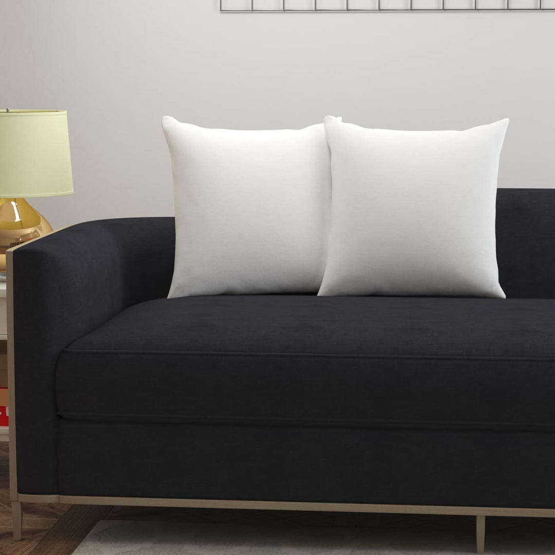 Hotel Quality Premium Fibre Soft Filler Cushion - 16x16 Inches (Set of 2)