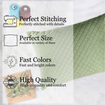 Load image into Gallery viewer, Both Side Quilted Velvet Rectangular Cushion Cover (Set of 2), Mehndi