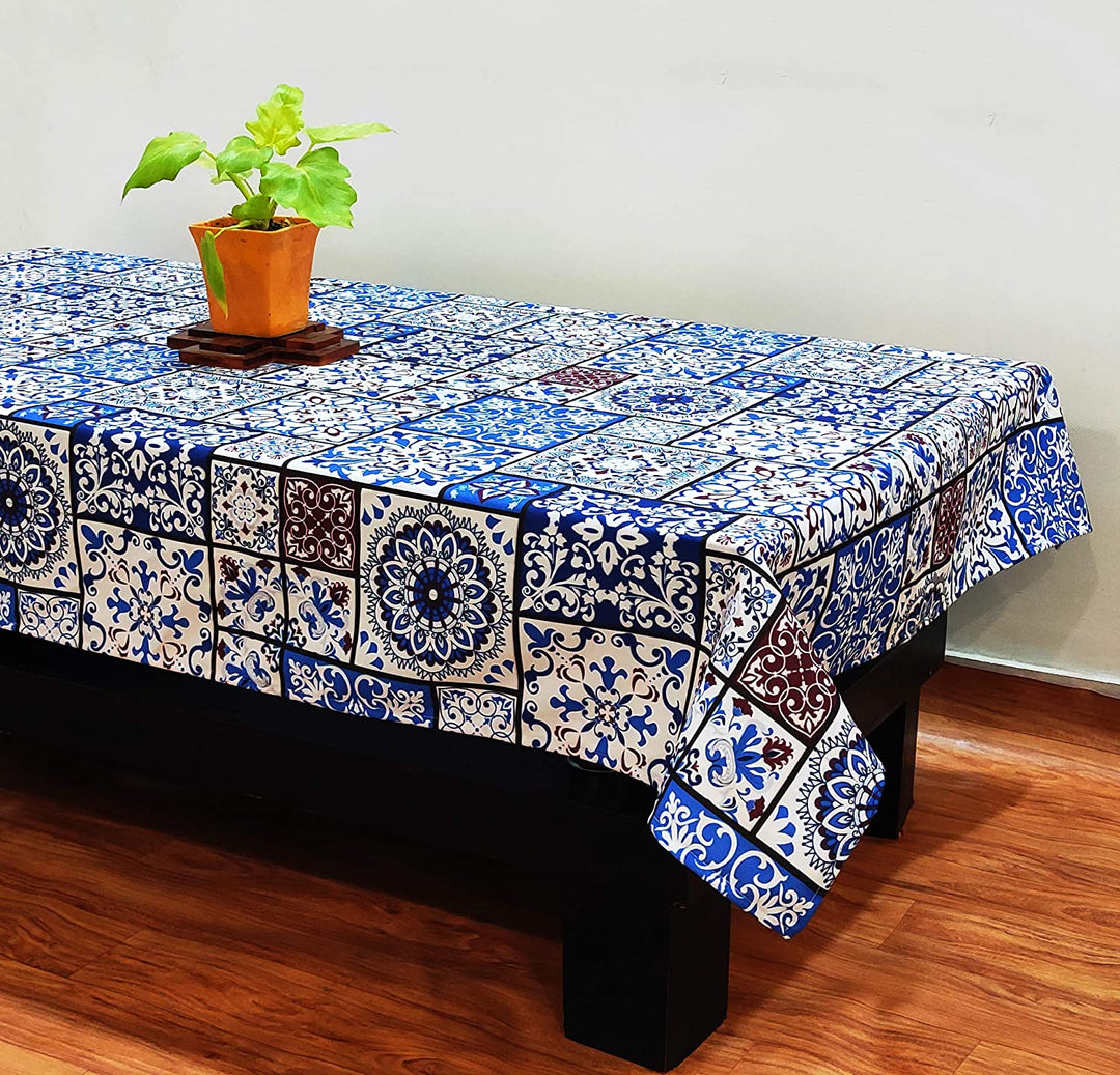 Premium Cotton Canvas Table Cover for Home and Events, 40X60 Inches