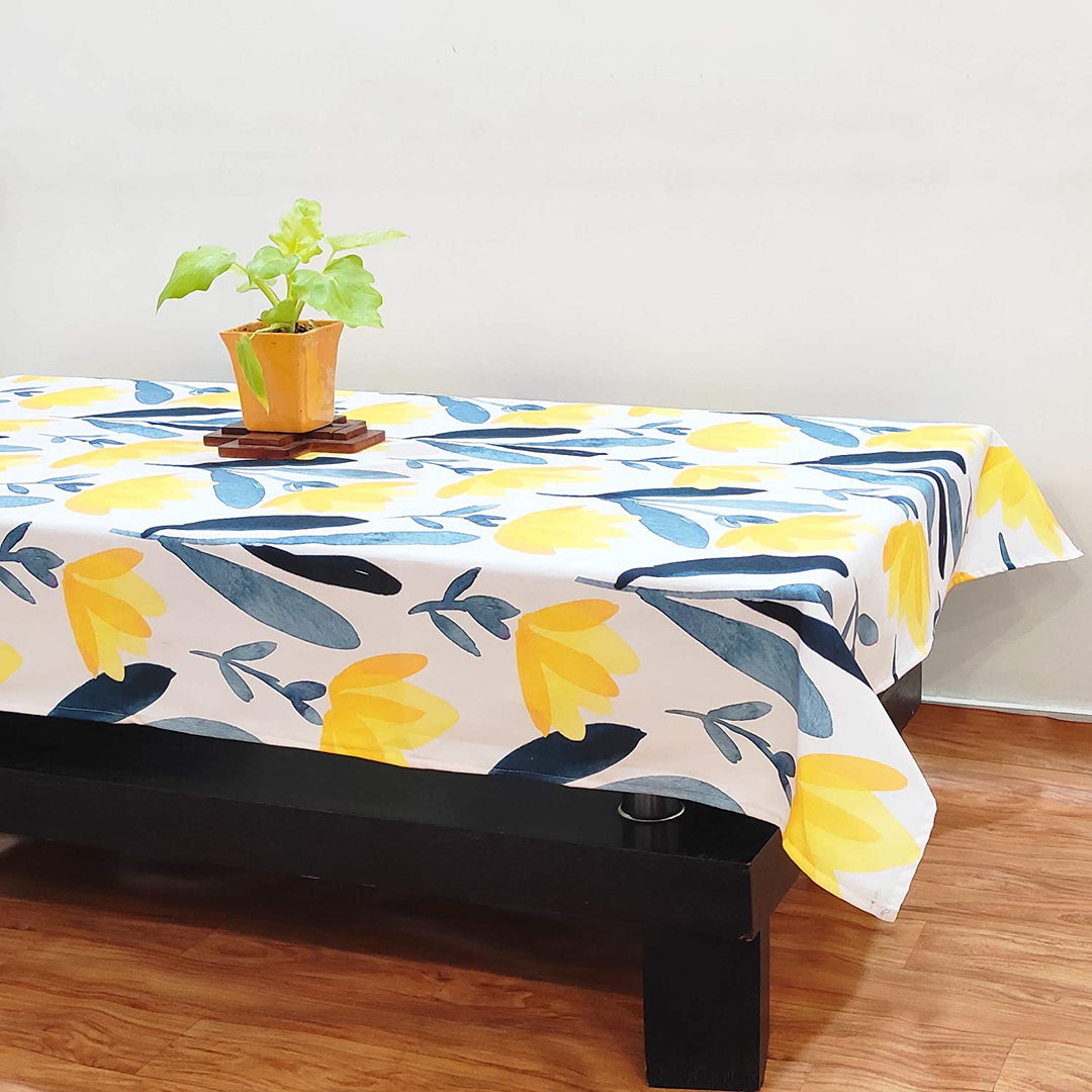 Premium Cotton Canvas Table Cover for Home and Events, 40X60 Inches