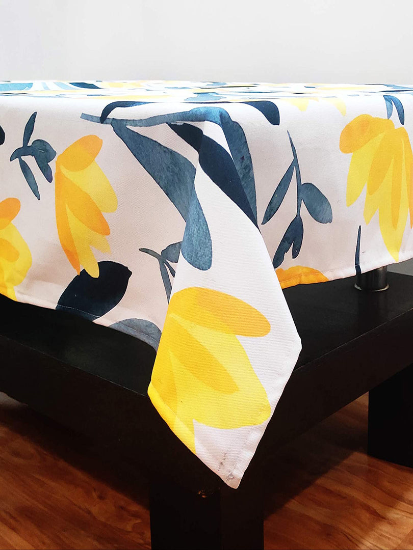 Premium Cotton Canvas Table Cover for Home and Events, 40X60 Inches