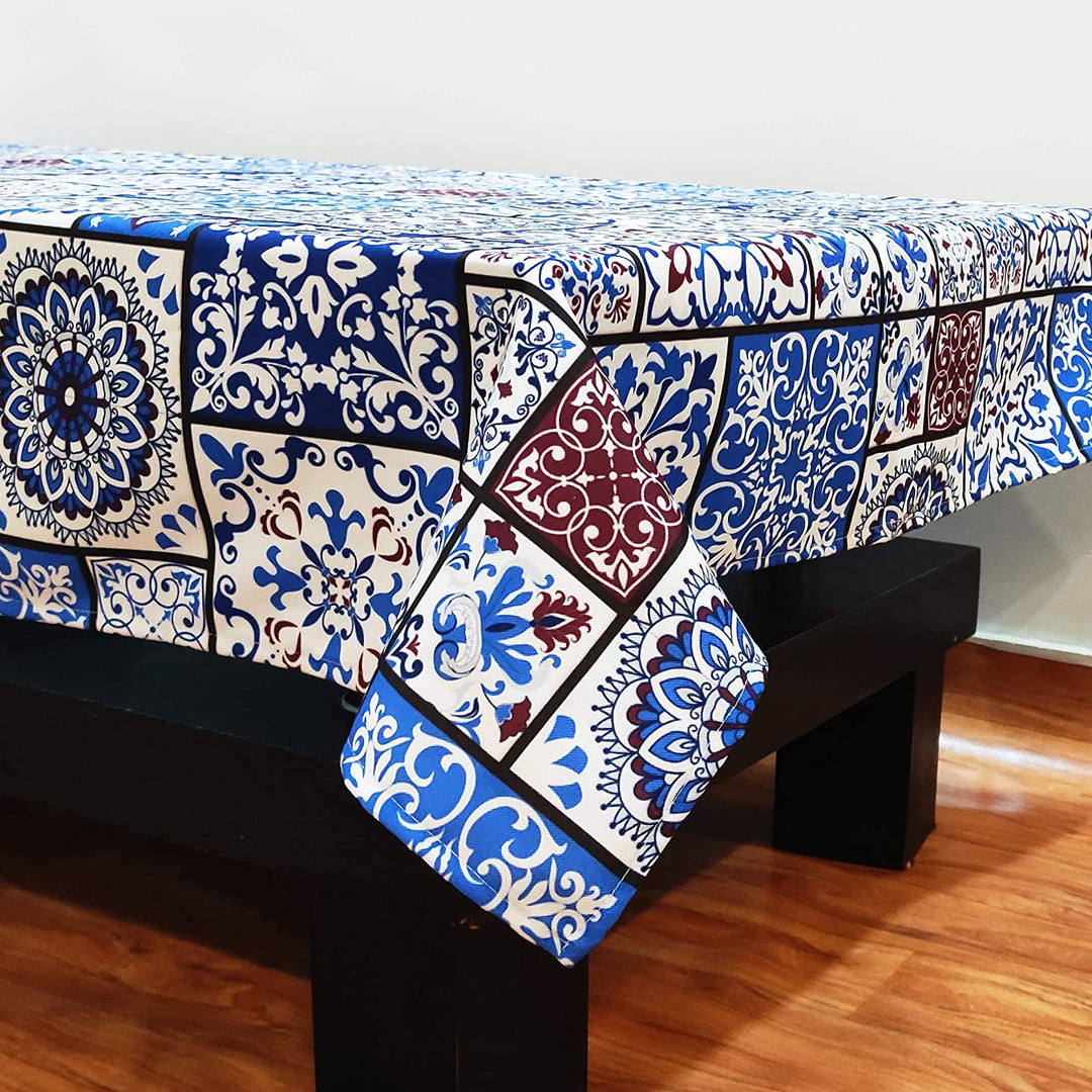 Premium Cotton Canvas Table Cover for Home and Events, 40X60 Inches